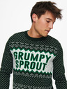 ONLY & SONS Tmavě zelený vánoční svetr ONLY & SONS X-Mas
