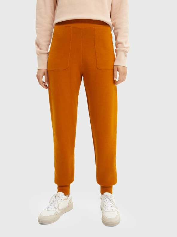 Scotch & Soda Oranžové dámské tepláky Scotch & Soda