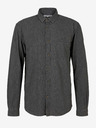 Tom Tailor Denim Tmavě šedá pánská košile Tom Tailor Denim