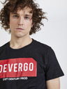 Devergo Černé pánské tričko Devergo