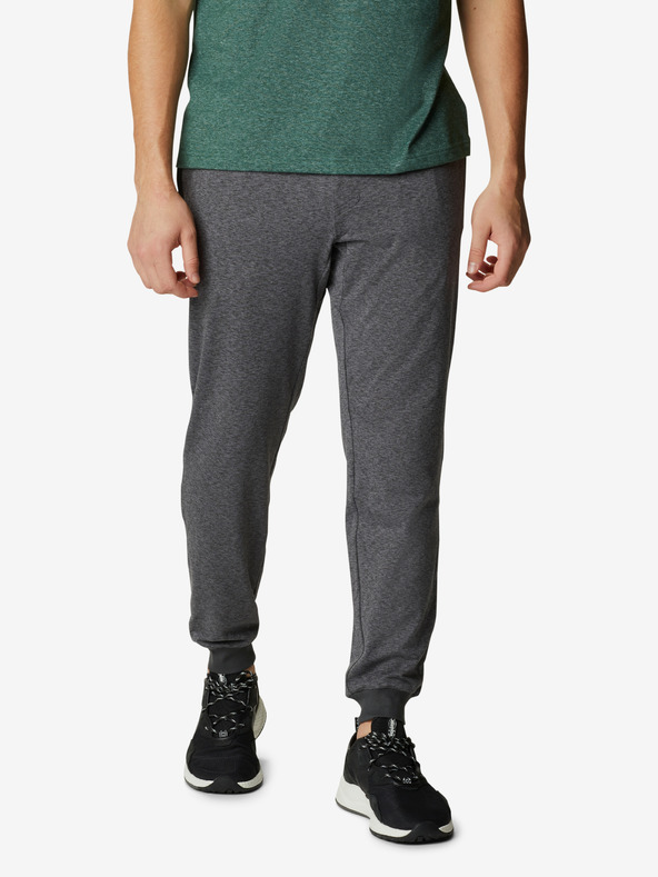 Columbia Tmavě šedé pánské tepláky Columbia Tech Trail™ Knit Jogger