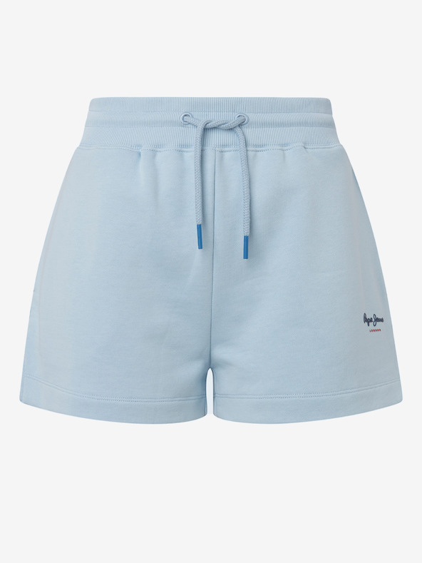 Pepe Jeans Svštle modré dámské kraťasy Pepe Jeans Calista