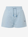 Pepe Jeans Svštle modré dámské kraťasy Pepe Jeans Calista