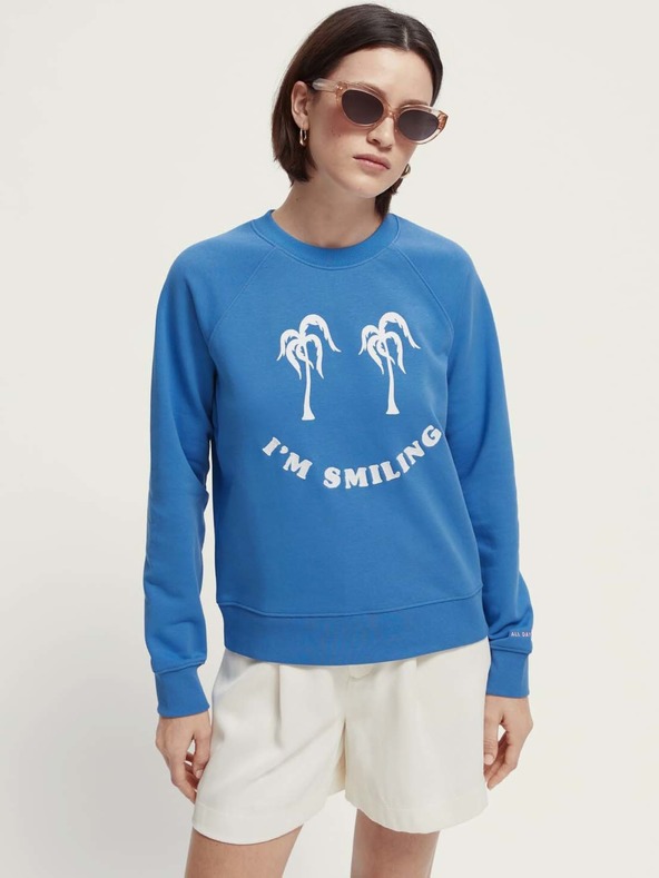 Scotch & Soda Modrá dámská mikina Scotch & Soda