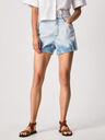 Pepe Jeans Světle modré dámské džínové kraťasy Pepe Jeans Rachel