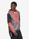 adidas Originals Růžovo-šedá pánská lehká bunda s kapucí adidas Originals