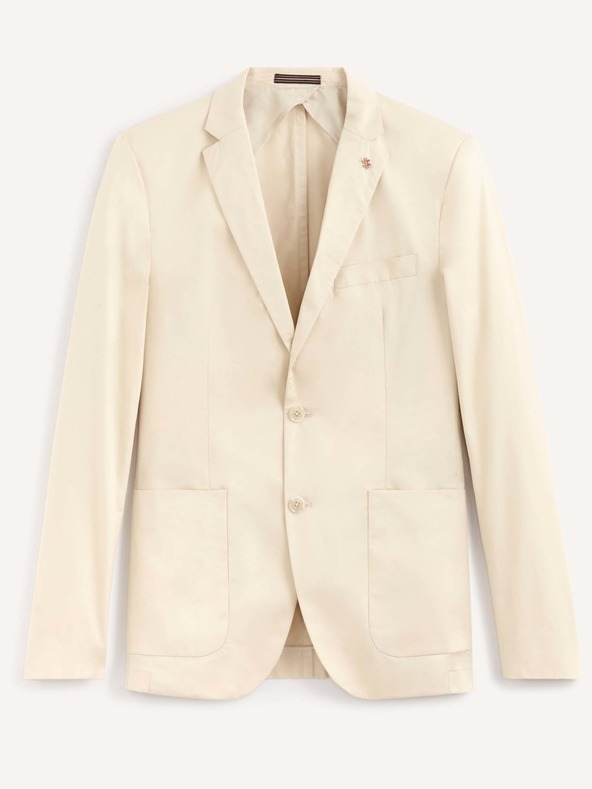 Celio Krémové pánské sako Celio Rupoe