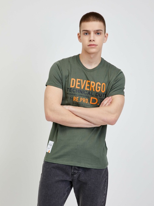 Devergo Khaki pánské tričko Devergo
