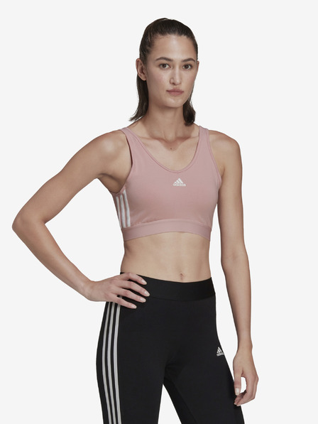adidas Performance Světle růžová sportovní podprsenka adidas Performance