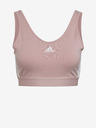 adidas Performance Světle růžová sportovní podprsenka adidas Performance