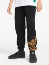 Puma Černé klučičí tepláky Puma x MINECRAFT