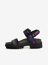 Desigual Fialovo-černé dámské sandály Desigual Track Sandal
