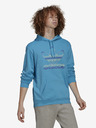 adidas Originals Modrá pánská mikina s kapucí adidas Originals