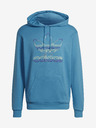 adidas Originals Modrá pánská mikina s kapucí adidas Originals