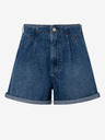 Pepe Jeans Modré dámské džínové kraťasy Pepe Jeans Stella