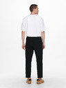 ONLY & SONS Černé chino zkrácené kalhoty ONLY & SONS Dew