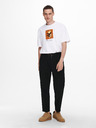 ONLY & SONS Černé chino zkrácené kalhoty ONLY & SONS Dew