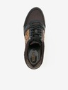 Michael Kors Černo-hnědé dámské kožené tenisky Michael Kors Trainer