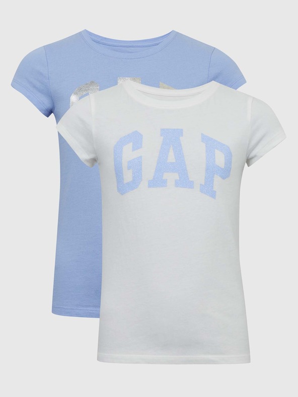 GAP Dětská trička logo GAP, 2 ks