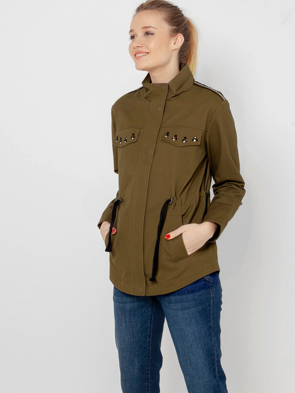 CAMAIEU Khaki lehká bunda CAMAIEU