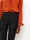 CAMAIEU Šedé zkrácené straight fit kalhoty CAMAIEU
