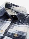 Tom Tailor Bílo-modrá holčičí kostkovaná košilová lehká bunda Tom Tailor