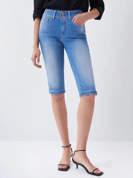 Salsa Jeans Modré dámské džínové kraťasy Salsa Jeans Secret