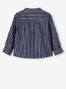 name it Tmavě modrá klučičí pruhovaná košile name it Stripes