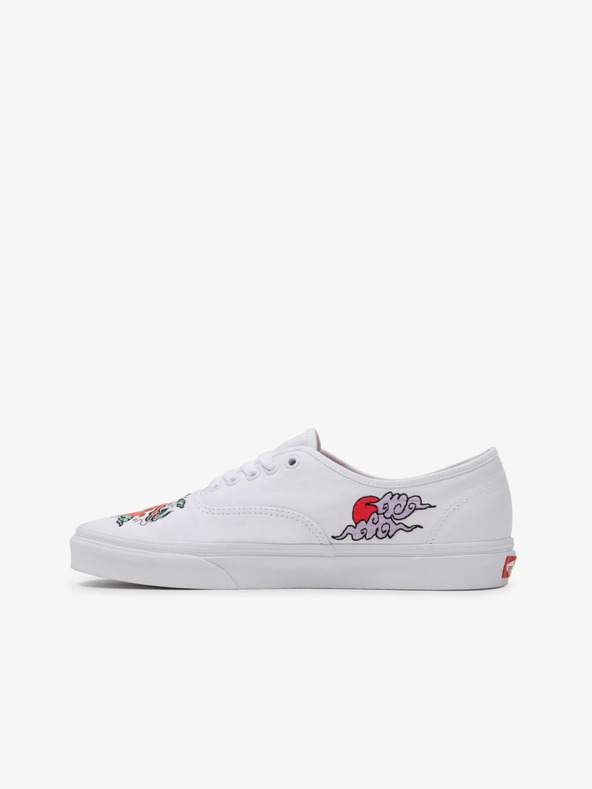 Vans Bílé vzorované tenisky VANS UA Authentic