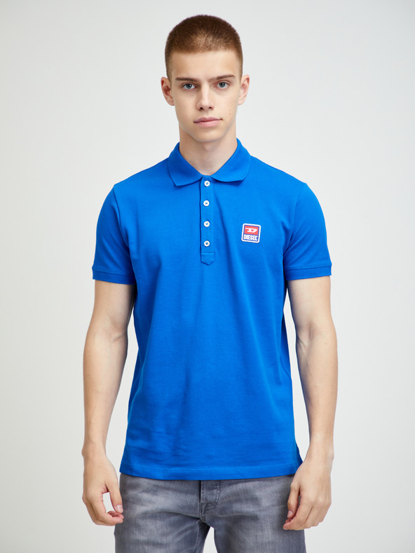 Diesel Modré pánské polo tričko Diesel Kal