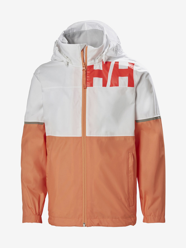 Helly Hansen Bílo-meruňková holčičí lehká bunda HELLY HANSEN