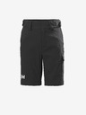 Helly Hansen Tmavě šedé klučičí kraťasy HELLY HANSEN