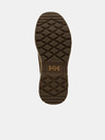 Helly Hansen Hnědé dámské kožené kotníkové zimní boty HELLY HANSEN