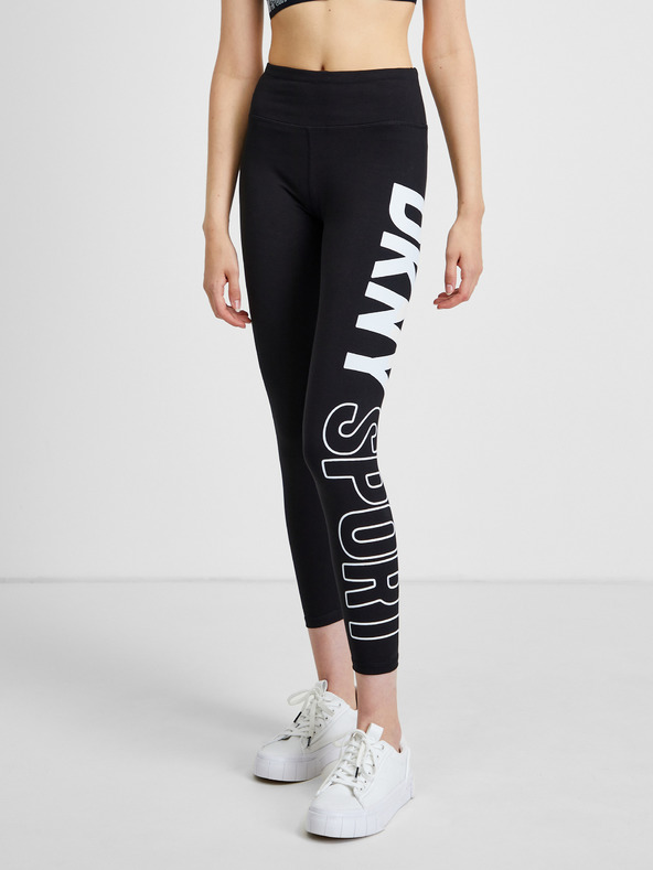 DKNY Černé dámské sportovní legíny DKNY