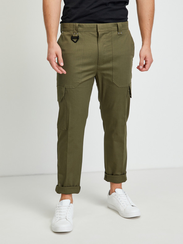 Diesel Khaki pánské kalhoty s kapsami Diesel Baker