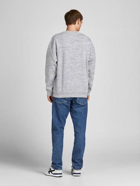 Jack & Jones Světle šedá žíhaná mikina Jack & Jones Brink