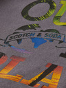 Scotch & Soda Šedá pánská mikina s kapucí Scotch & Soda