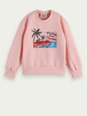 Scotch & Soda Růžová holčičí mikina Scotch & Soda