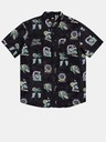 Quiksilver Černá pánská vzorovaná košile Quiksilver