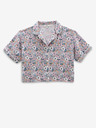 Vans Modro-růžová dámská vzorovaná košile VANS Retro Floral