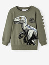 name it Khaki klučičí mikina name it Jairi Jurassic