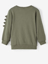 name it Khaki klučičí mikina name it Jairi Jurassic