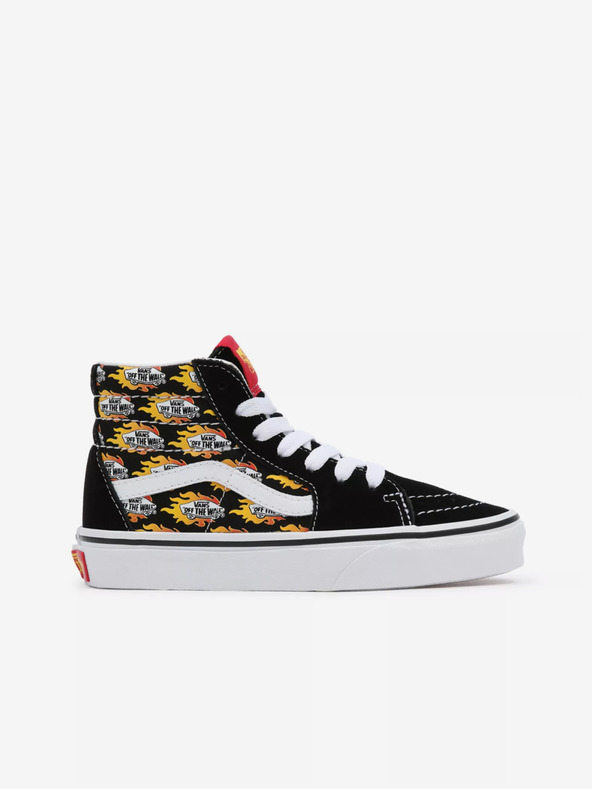 Vans Černé klučičí kotníkové tenisky se semišovými detaily VANS