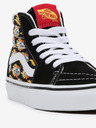 Vans Černé klučičí kotníkové tenisky se semišovými detaily VANS