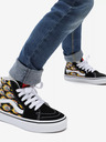 Vans Černé klučičí kotníkové tenisky se semišovými detaily VANS