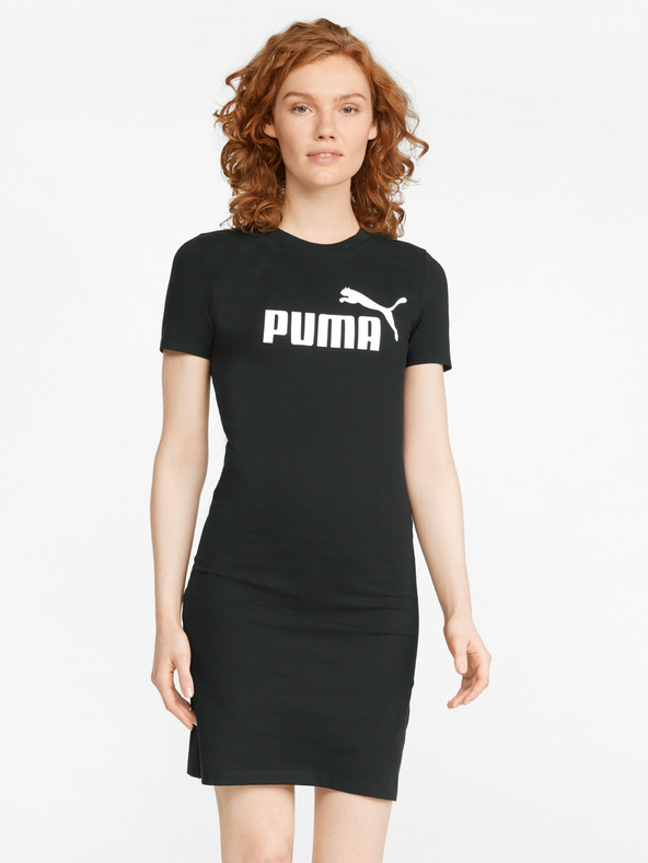 Puma Černé dámské šaty s potiskem Puma