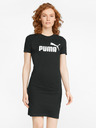Puma Černé dámské šaty s potiskem Puma