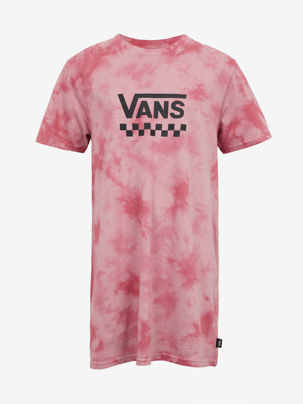 Vans Růžové holčičí batikované šaty VANS Cloud Wash