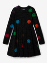 Desigual Černé holčičí šaty Desigual Alvarez