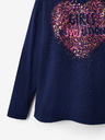 Desigual Tmavě modré holčičí tričko Desigual Alba